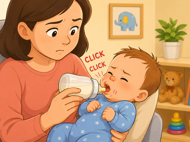 Clicking Sounds During Feeding