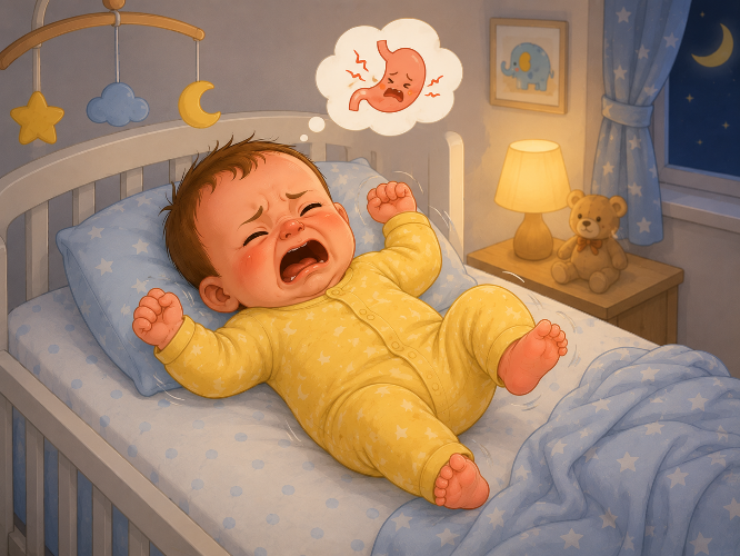 Difficulty Sleeping After Feeding