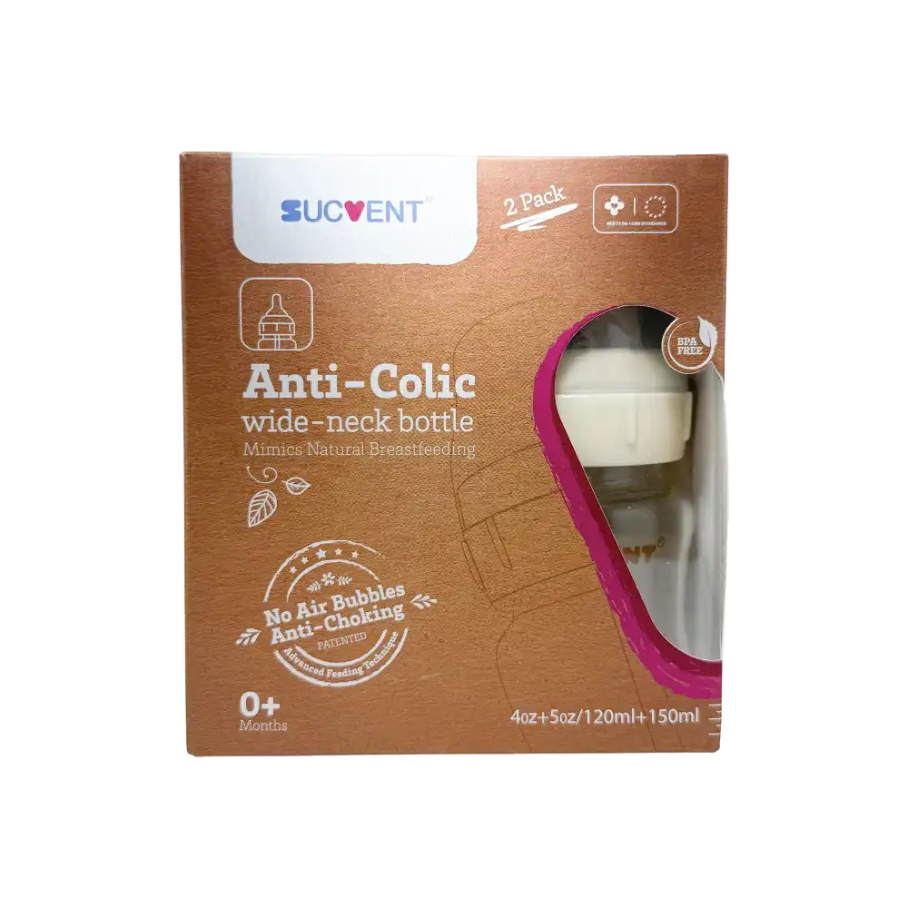 Bundle Deal - Sucvent Glass + PPSU Baby Milk Bottles